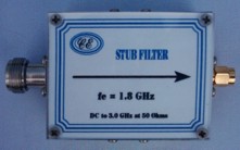 [Photograph of Stub Filter showing connectors]