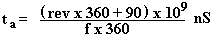 [Delay at plus ninety degrees formula]