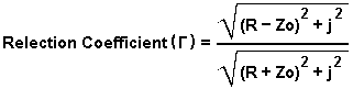[reflection coefficient equation]