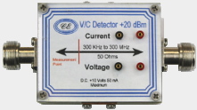 [Photograph of Voltage/Current Detector showing connectors]